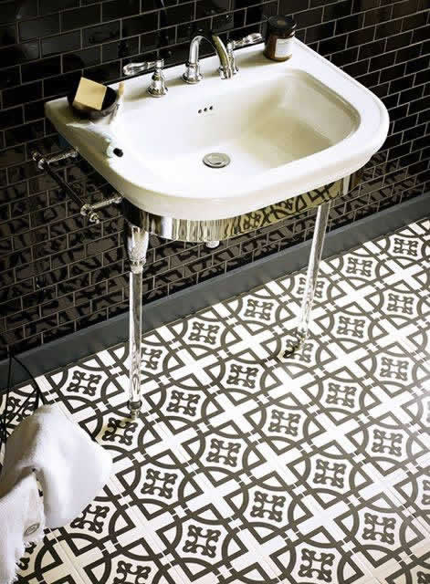 Art Deco bathroom floor sydney